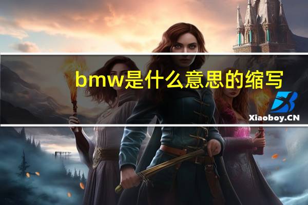 bmw是什么意思的缩写