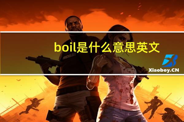 boil是什么意思英文（boil是什么意思）