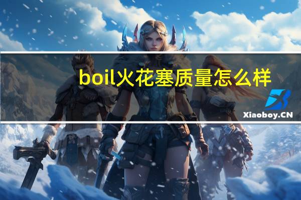 boil火花塞质量怎么样