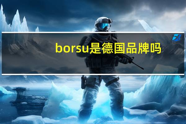 borsu是德国品牌吗
