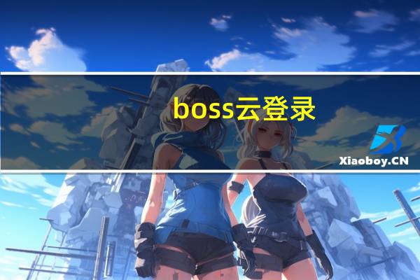 boss云登录（boss云系统登录）