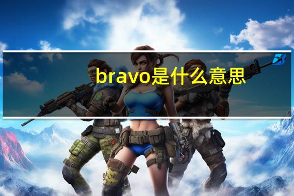 bravo是什么意思（关于bravo是什么意思的介绍）