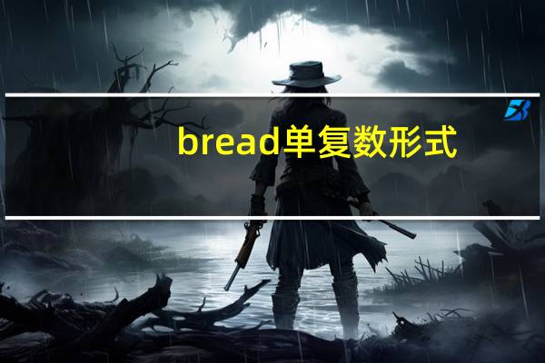 bread单复数形式