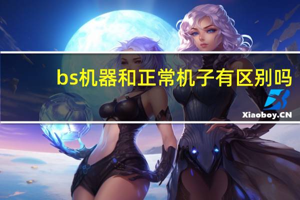 bs机器和正常机子有区别吗