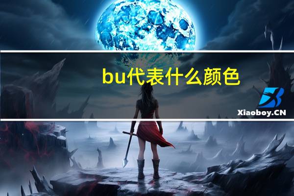 bu代表什么颜色