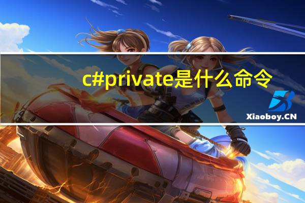 c#private是什么命令
