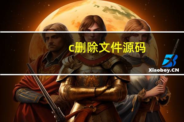 c删除文件源码