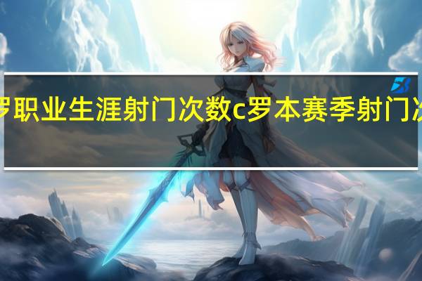 c罗职业生涯射门次数 c罗本赛季射门次数过百