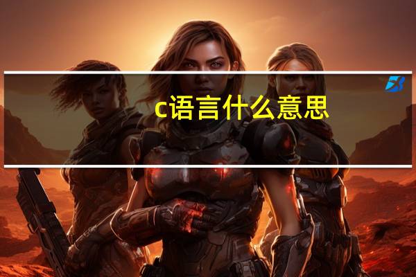 c语言什么意思