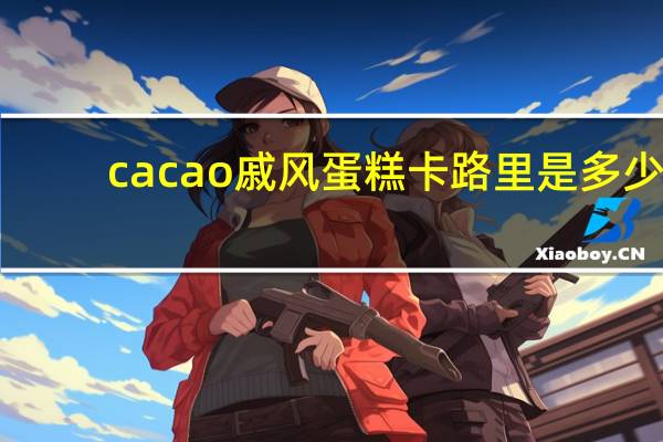 cacao 戚风蛋糕卡路里是多少