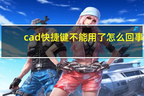 cad快捷键不能用了怎么回事