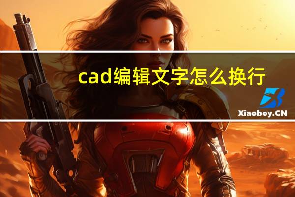 cad编辑文字怎么换行（cad编辑文字）