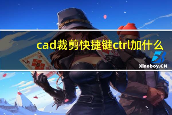 cad裁剪快捷键ctrl加什么(cad裁剪快捷键)