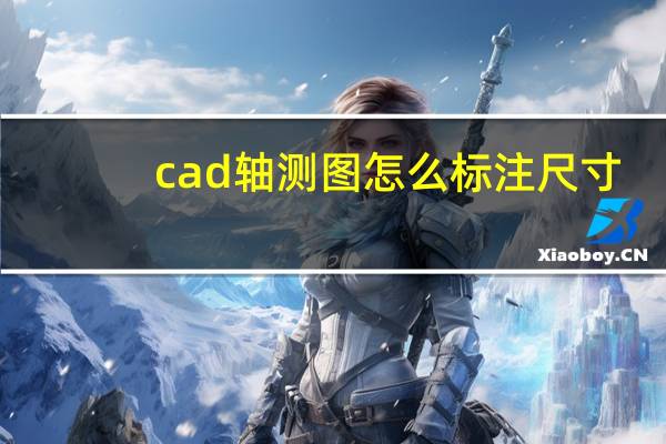 cad轴测图怎么标注尺寸（cad轴测图怎么画）