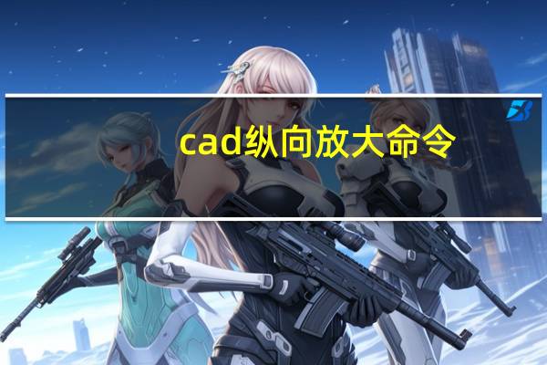 cad纵向放大命令