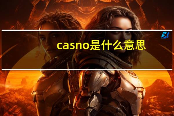 cas no是什么意思