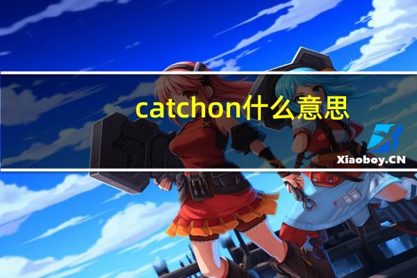 catchon什么意思