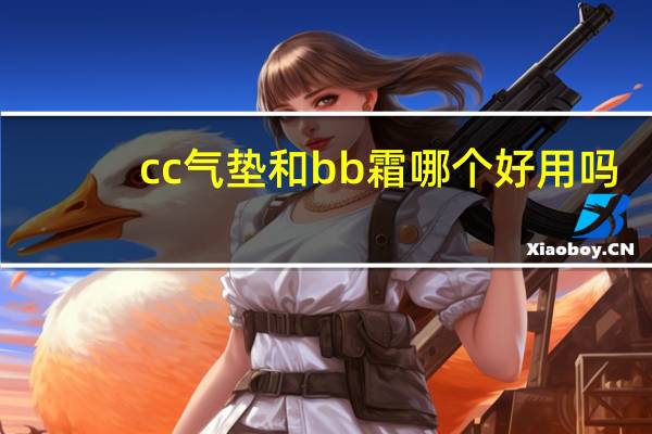 cc气垫和bb霜哪个好用吗