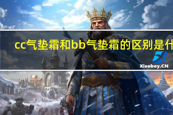 cc气垫霜和bb气垫霜的区别是什么