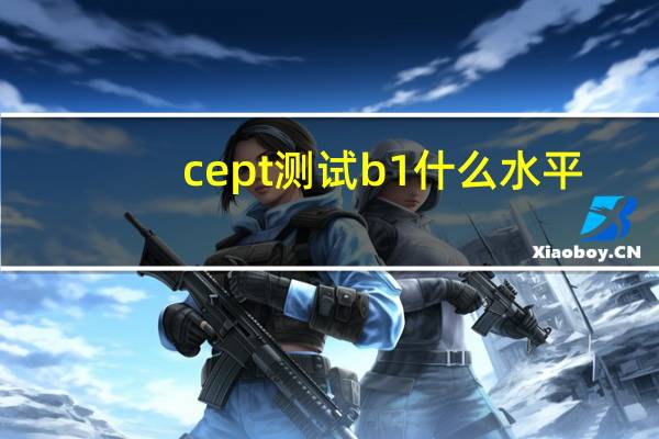 cept测试b1什么水平