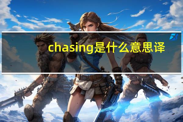 chasing是什么意思译