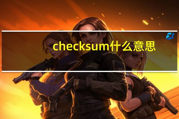 checksum什么意思