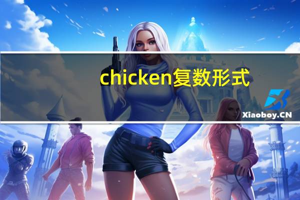 chicken复数形式