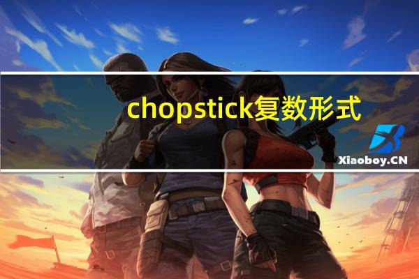 chopstick复数形式