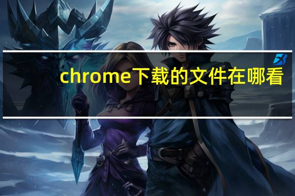 chrome下载的文件在哪看