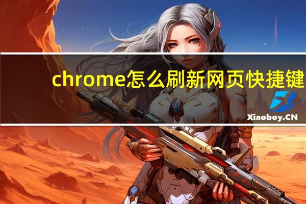 chrome怎么刷新网页快捷键