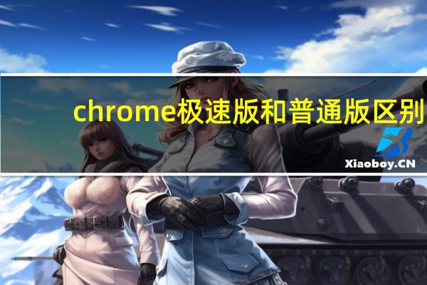 chrome极速版和普通版区别