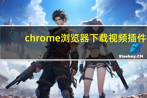 chrome浏览器下载视频插件