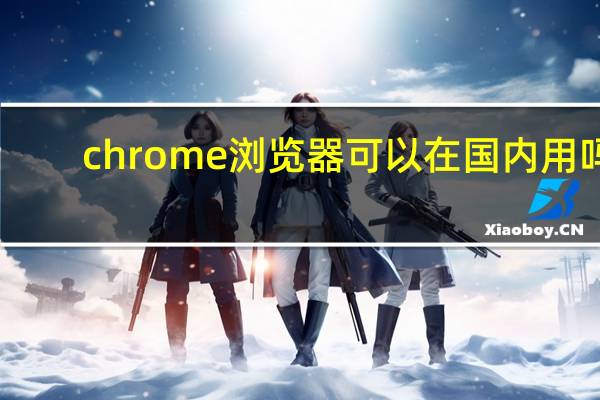 chrome浏览器可以在国内用吗
