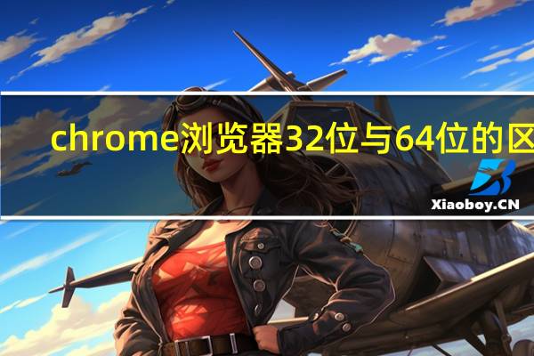 chrome浏览器32位与64位的区别