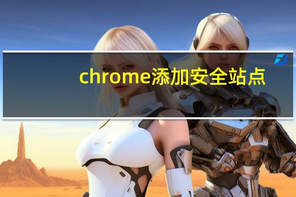 chrome添加安全站点