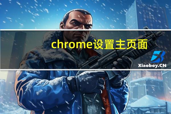 chrome设置主页面