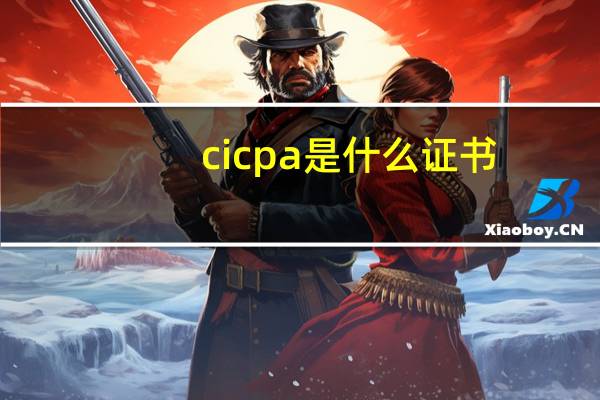 cicpa是什么证书