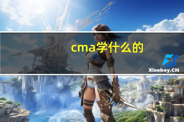 cma学什么的