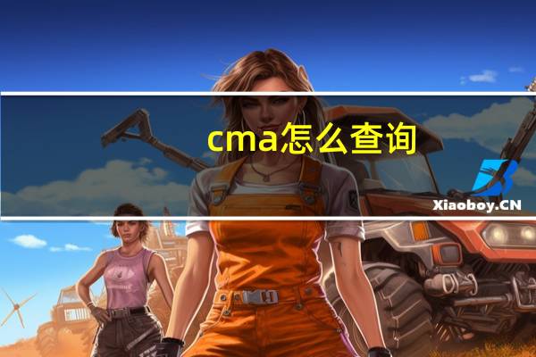 cma 怎么查询