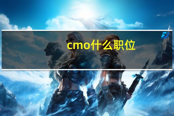 cmo什么职位
