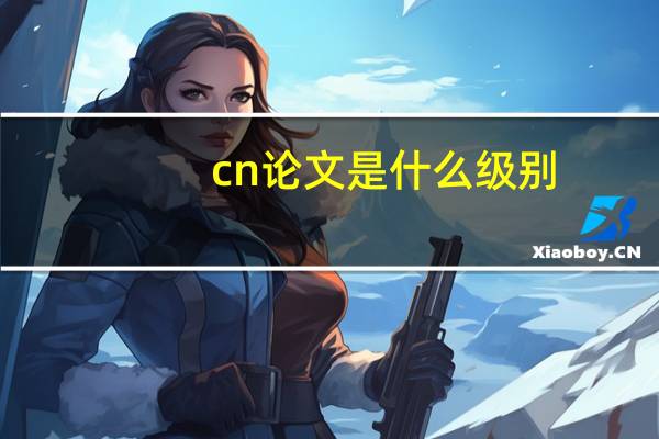 cn论文是什么级别