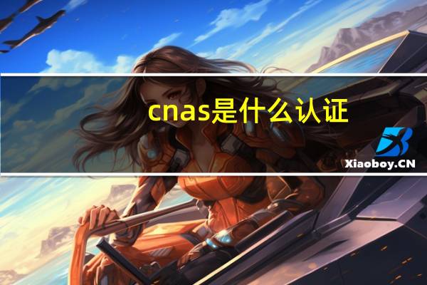 cnas是什么认证