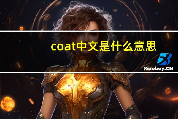 coat中文是什么意思