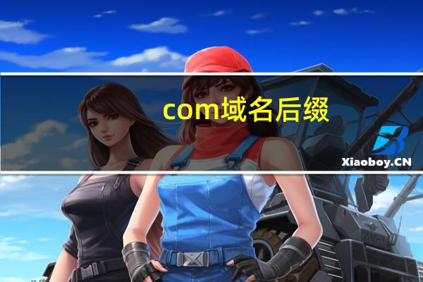 com域名后缀