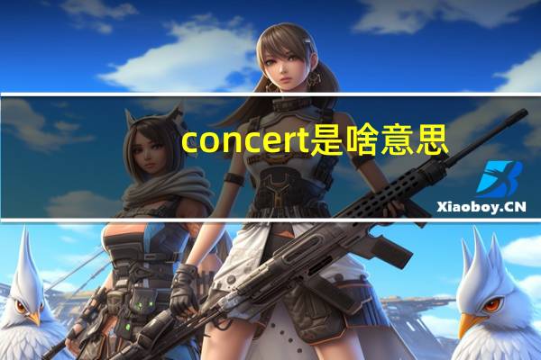 concert是啥意思