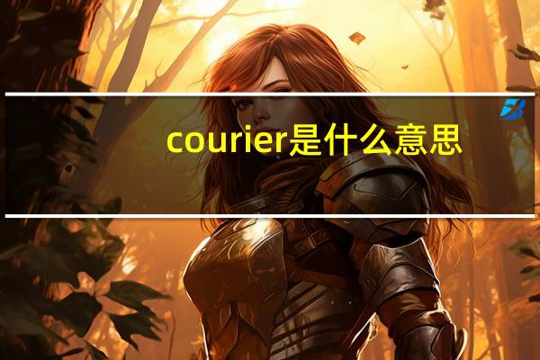 courier是什么意思（courier）