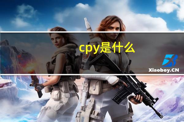cpy是什么（cpy破解组）