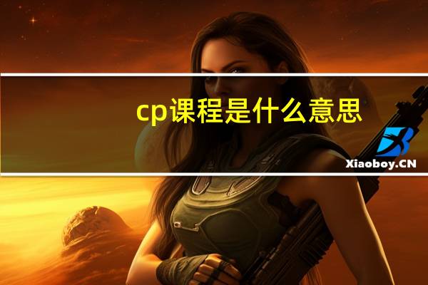 cp课程是什么意思