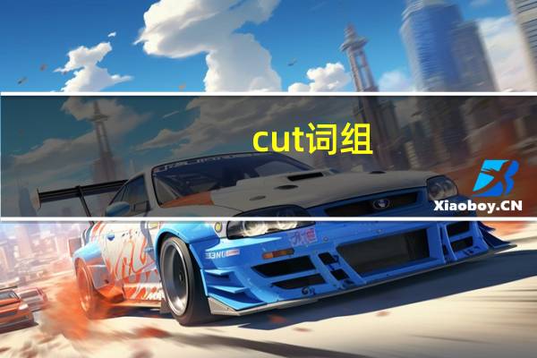 cut词组