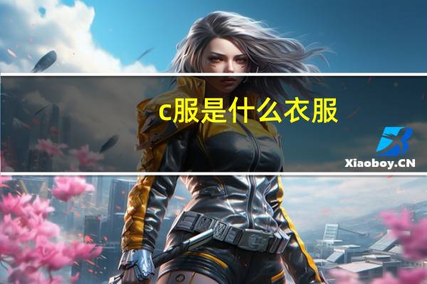 c服是什么衣服